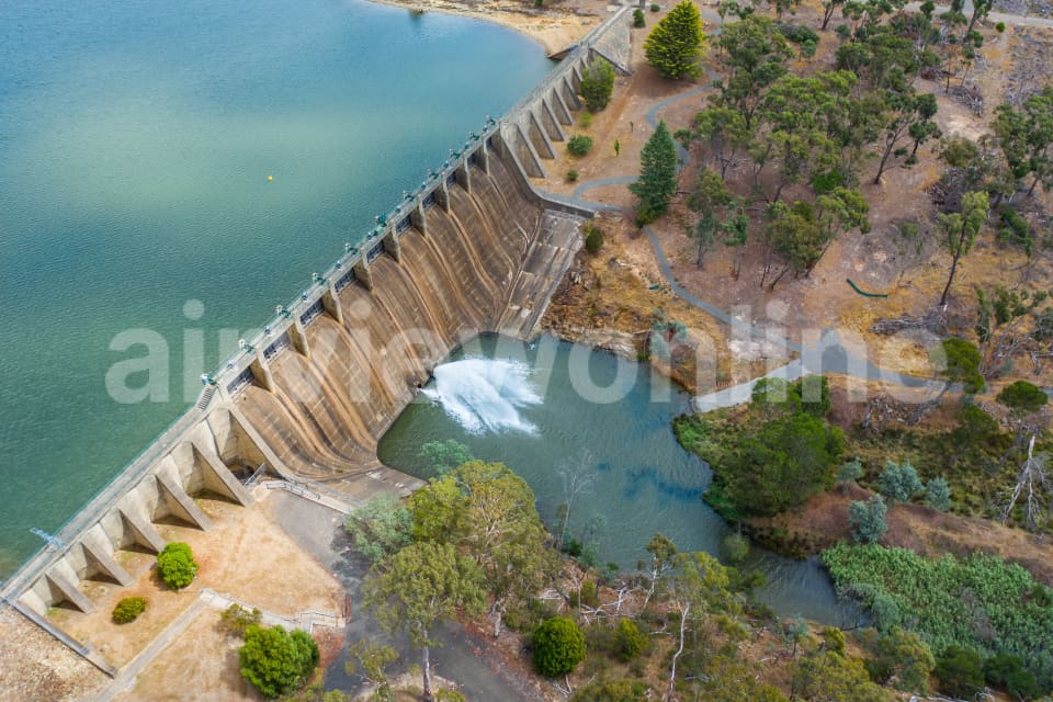 Aerial Image of Lauriston Reservoir