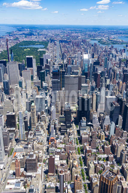 Aerial Image of New York Skyline