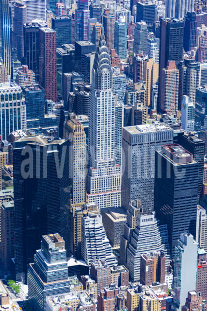 Aerial Image of Chrysler Building, New York