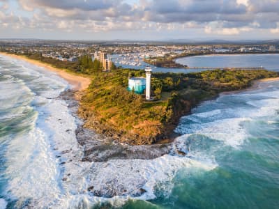 Aerial Image of POINT CARTWRIGHT AND LIGHTHOUSE