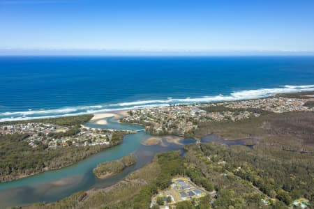 Aerial Image of LAKE CATHIE, PORT MACQUARIE