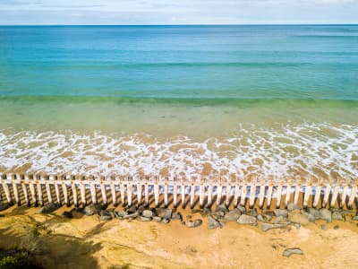 Aerial Image of GROYNES AT ANGLESEA FORESHORE