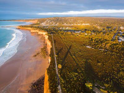 Aerial Image of CLIFFS NEAR ANGLESEA