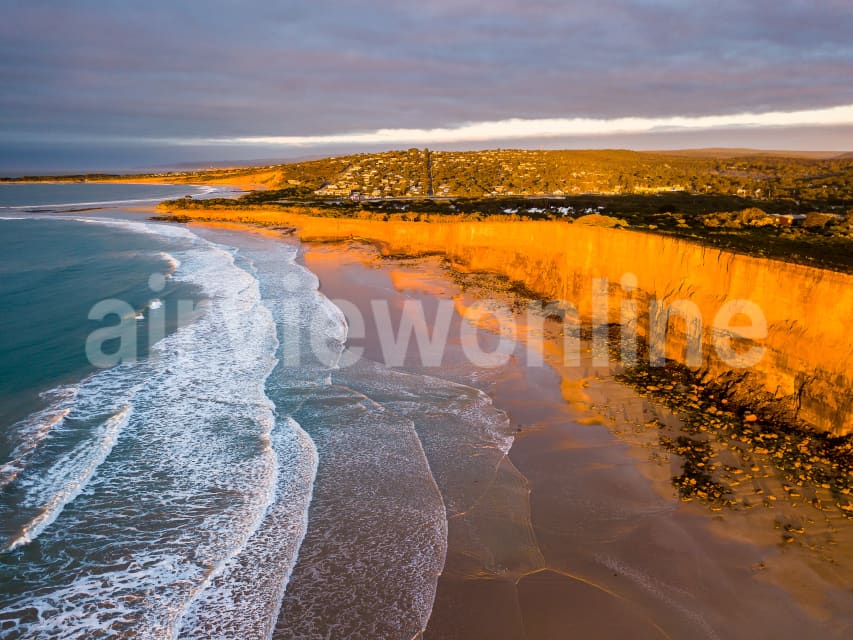 Aerial Image of Cliffs at Anglesea