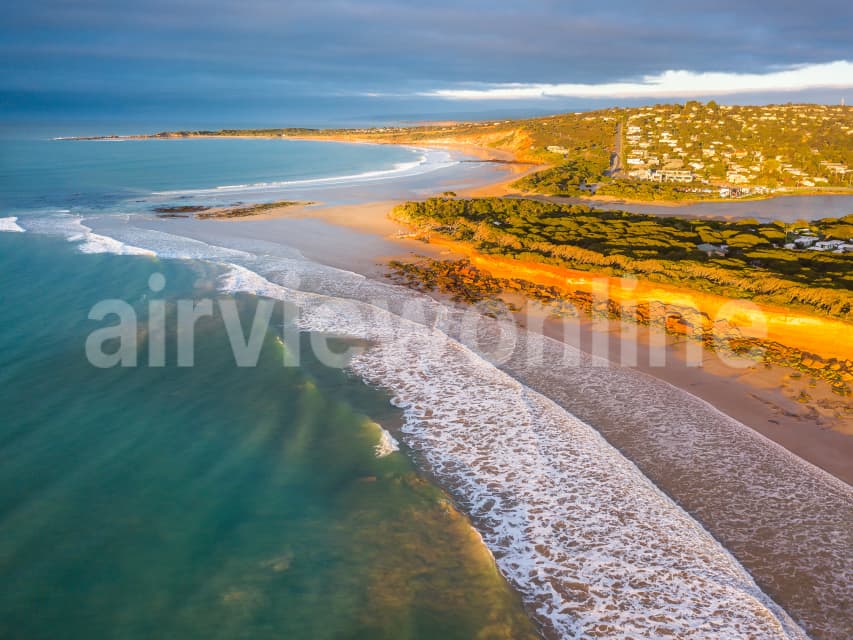 Aerial Image of Beaches at Anglesea