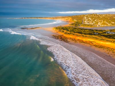 Aerial Image of BEACHES AT ANGLESEA