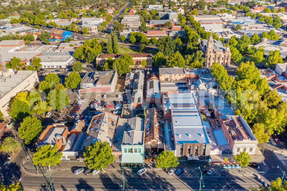 Aerial Image of Bendigo Central Business District