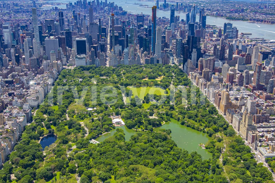 Aerial Image of Central Park, New York