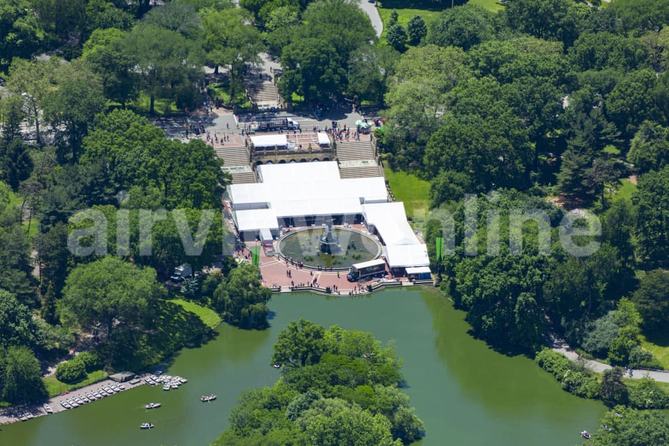Aerial Image of Bethesda Fountain