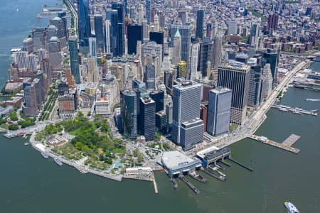 Aerial Image of BATTERY PARK, NEW YORK CITY