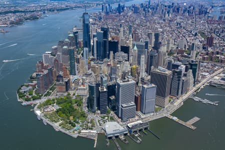 Aerial Image of BATTERY PARK, NEW YORK CITY