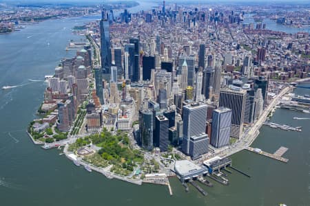 Aerial Image of BATTERY PARK, NEW YORK CITY