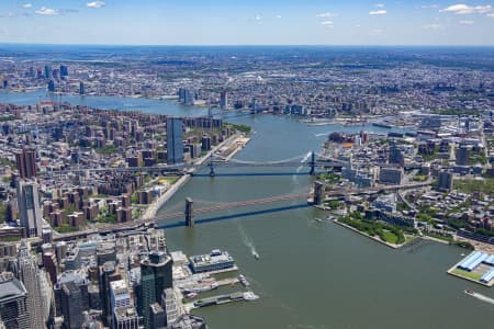 Aerial Image of MANHATTAN BRIDGE, NEW YORK CITY