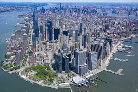 Aerial Image of BATTERY PARK, NEW YORK CITY