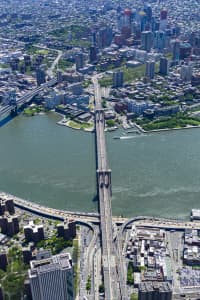 Aerial Image of MANHATTAN BRIDGE, NEW YORK CITY