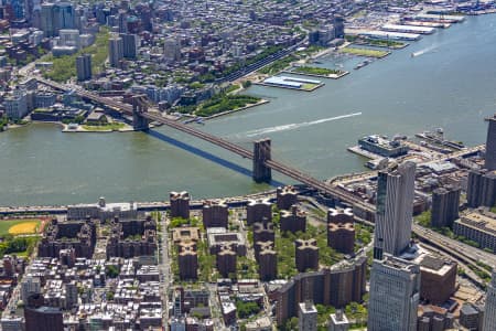Aerial Image of MANHATTAN BRIDGE, NEW YORK CITY