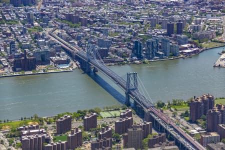 Aerial Image of MANHATTAN BRIDGE, NEW YORK CITY