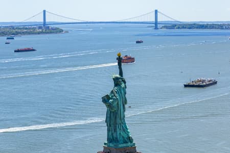 Aerial Image of STATUE OF LIBERTY NATIONAL MONUMENT