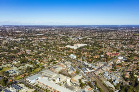 Aerial Image of PENDLE HILL STATION