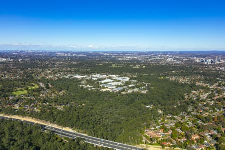 Aerial Image of NORTH ROCKS COMMERCIAL  ESTATE