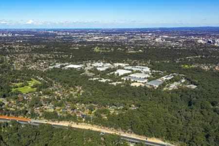 Aerial Image of NORTH ROCKS COMMERCIAL  ESTATE
