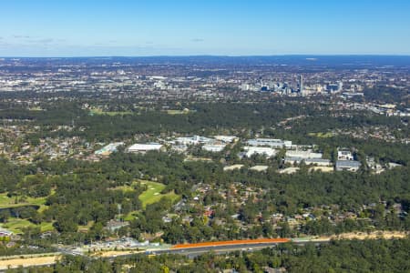 Aerial Image of NORTH ROCKS COMMERCIAL  ESTATE