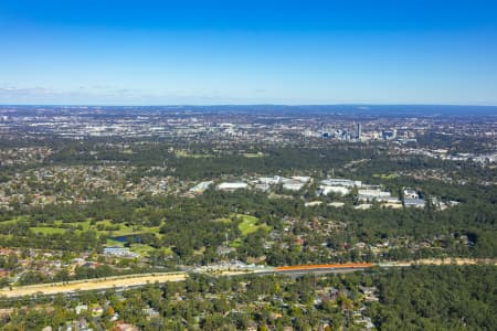 Aerial Image of NORTH ROCKS COMMERCIAL  ESTATE