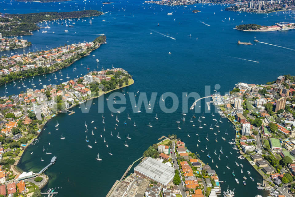 Aerial Image of Kirribilli and North Sydney