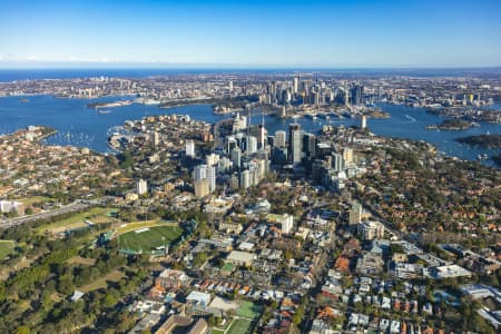 Aerial Image of NORTH SYDNEY TO SYDNEY CBD