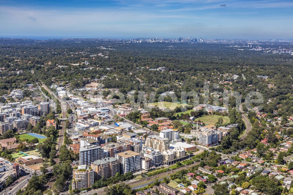 Aerial Image of Hornsby