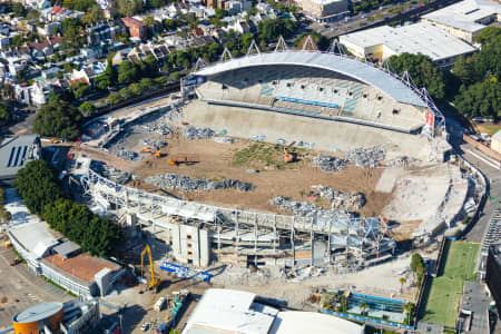 Aerial Image of ALLIANZ STADIUM DEMOLITION MOORE PARK SYDNEY