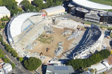 Aerial Image of ALLIANZ STADIUM DEMOLITION MOORE PARK SYDNEY
