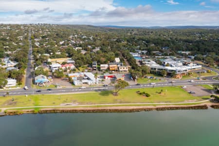 Aerial Image of ANGLESEA RIVER AND TOWN