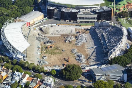 Aerial Image of ALLIANZ STADIUM DEMOLITION MOORE PARK SYDNEY