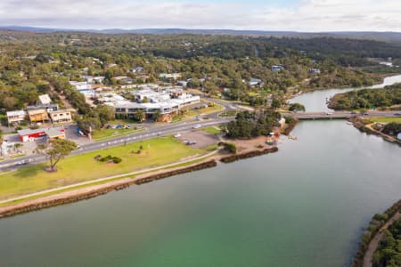 Aerial Image of ANGLESEA RIVER AND TOWN
