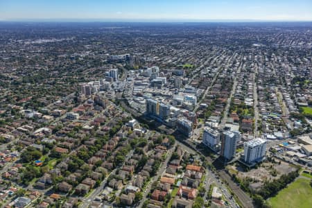 Aerial Image of HURSTVILLE CBD