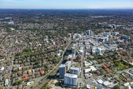 Aerial Image of HURSTVILLE CBD
