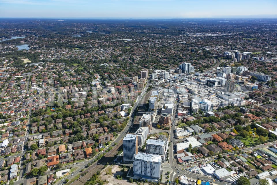 Aerial Image of Hurstville CBD