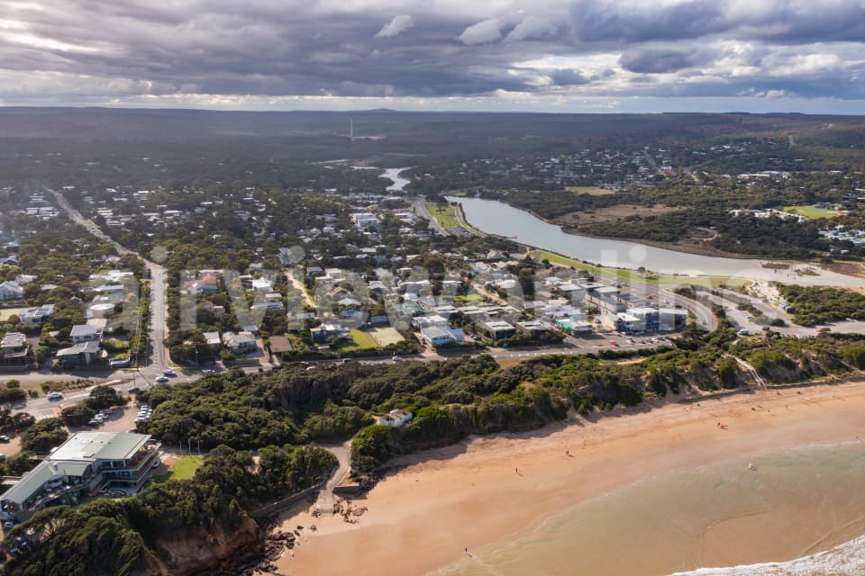 Aerial Image of Anglesea Town and Beach