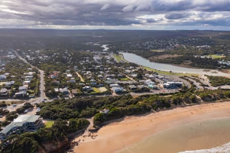 Aerial Image of ANGLESEA TOWN AND BEACH