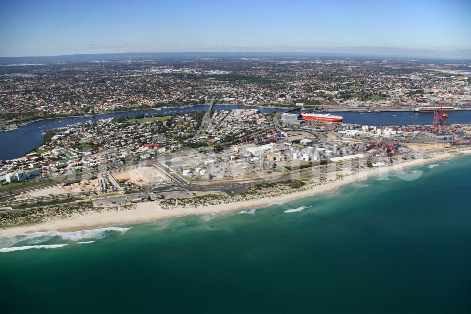 Aerial Image of North Fremantle, Western Australia