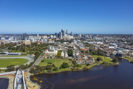 Aerial Image of VICTORIA GARDENS EAST PERTH