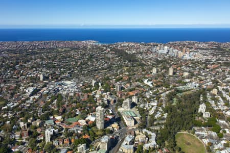 Aerial Image of EDGECLIFF AND WOOLLARHA TO BONDI