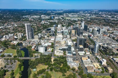 Aerial Image of PARRAMATTA CBD