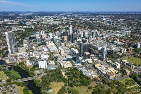 Aerial Image of PARRAMATTA CBD
