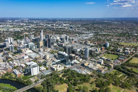 Aerial Image of PARRAMATTA CBD