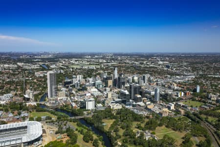 Aerial Image of PARRAMATTA CBD