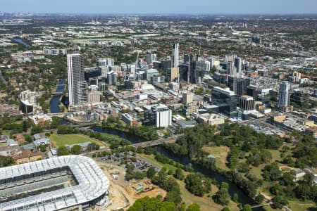 Aerial Image of PARRAMATTA CBD