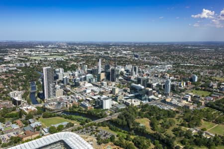 Aerial Image of PARRAMATTA CBD