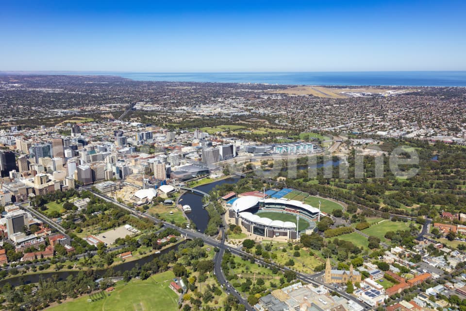 Aerial Image of Adelaide CBD